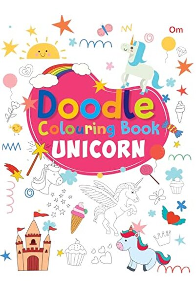 Om Books International كتاب تلوين يونيكورن دودل