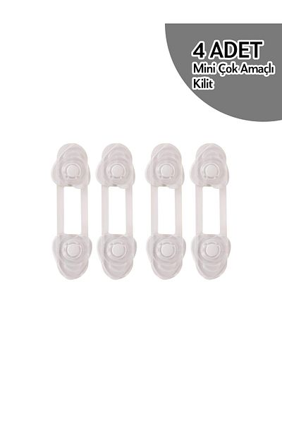 askıcım 4 Pcs Baby Child Safety Cabinet And Drawer Lock Mini Multipurpose Lock Child Lock