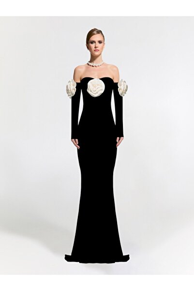 Nur Karaata Pena Long Dress