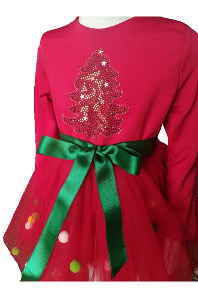 By Piera Children's New Year's Pompom Dress 086229