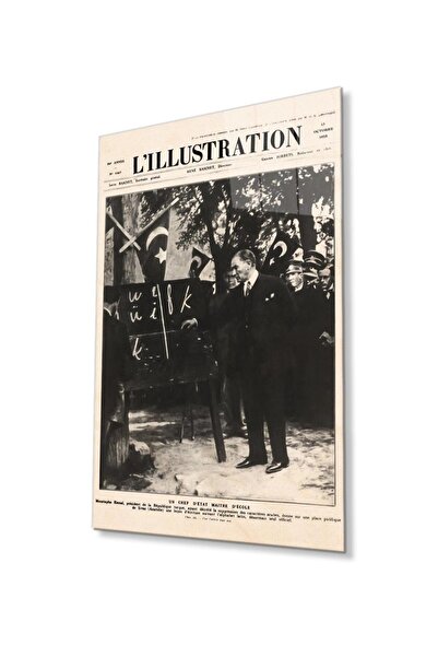 idealizbiz Ataturk Glass Painting 4mm Sticlă temperată durabilă, Ataturk Glas...