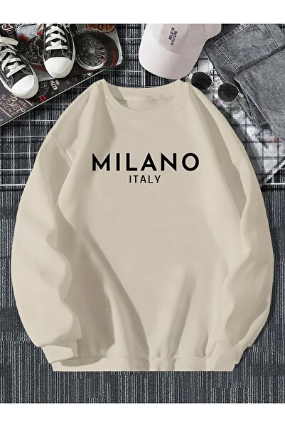 Jakinta Outdoors Baskılı Sıfır Yaka Sweatshirt - Şık ve Konforlu Tasarım