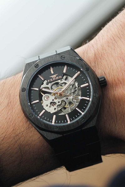 FERRO F31538G Automatic Men's Watch with Steel Band