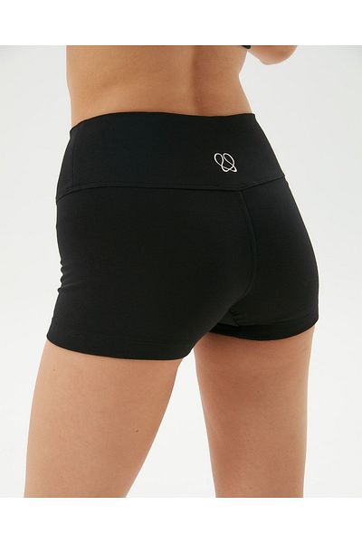 Ayma Active Mini boxer pentru femei negre, fără cusături, pantaloni scurți
