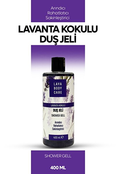 laya body care Nemlendirici Duş Jeli - Rahatlatıcı Lavanta Kokulu 400 ml