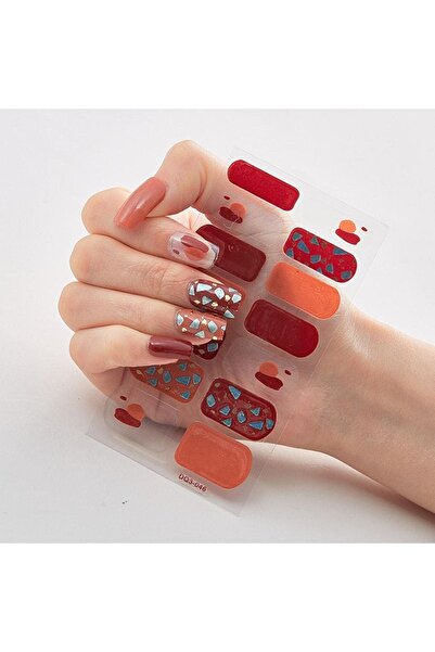 gaman Kendinden Yapışkanlı, Kolay Uygulanabilir, Suya Dayanıklı Desenli Tırna...