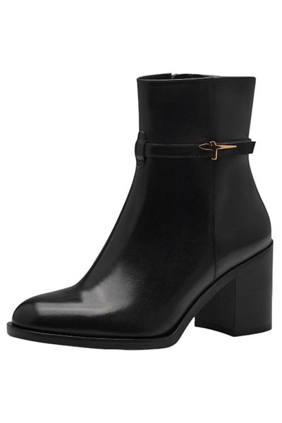 Tamaris Tamaris Black Booties Womens Shoes