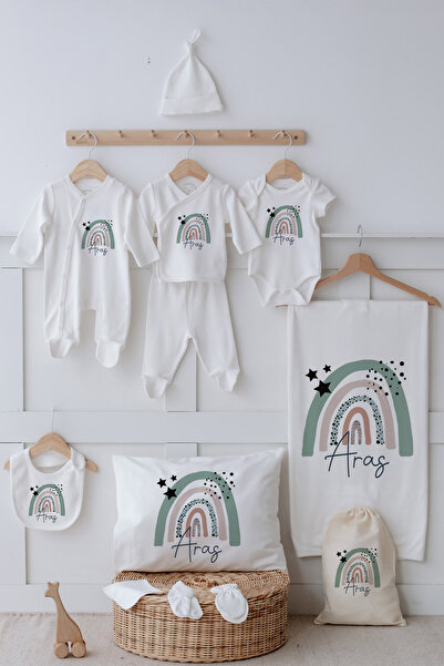 Named 100% Organic Cotton 12-Piece Outpatient Rainbow and Pilot Rabbit