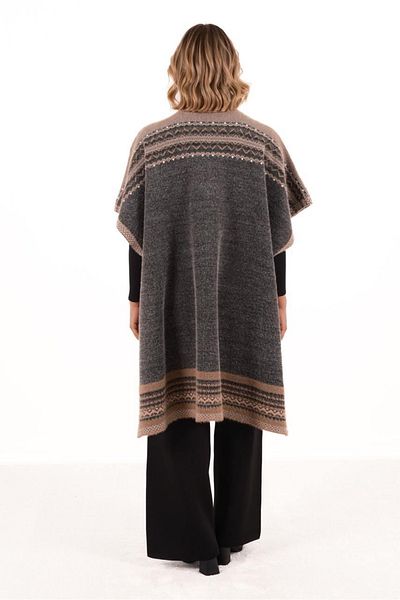 Mole İstanbul Plus Size Short Sleeve Poncho