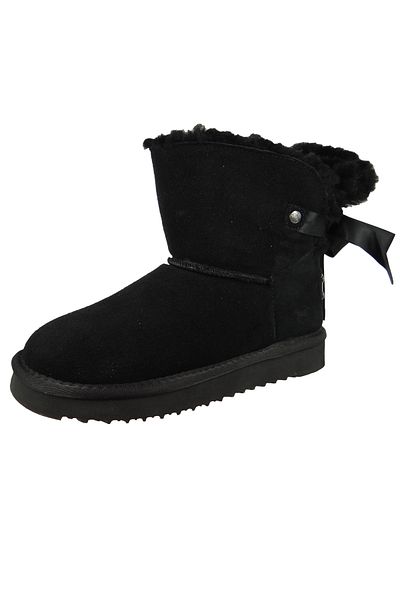 Mustang Damen Sportliche Stiefelette zimníschuhe 1343606   Schwarz 9 schwarz leder
