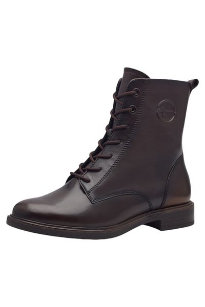 Tamaris Damen Sportliche Stiefelette 1-25113-43 Braun 304 Mocca Leder/Synthetik mit TOUCH-IT