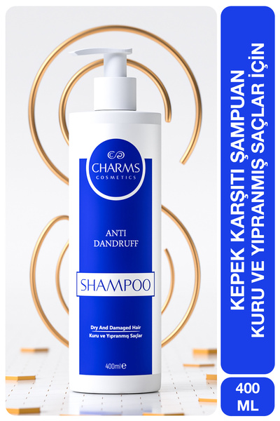 NATURA EXPERT CHARMS Anti Dandruff Shampoo - Kepek Karşıtı Şampuan, 400 ML