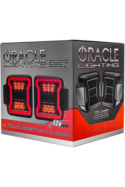 oracle مصابيح خلفية LED من سلسلة جيب رانجلر JL 18-24 باللون الأسود