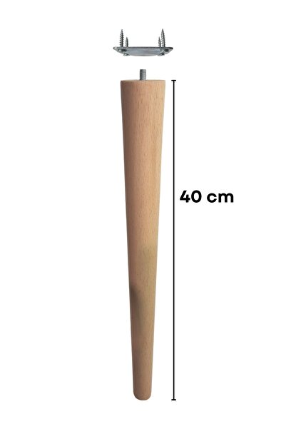 Altın İş Ahşap Entegre Picior conic din lemn de 40 cm, picior din lemn, picior pentru mobilă, unitate TV, picior Zigon, picior pentru masă de cafea unic