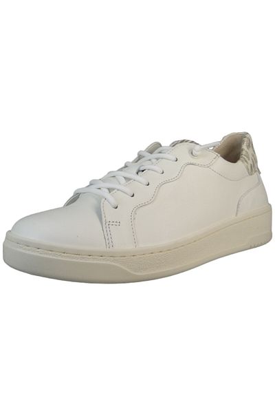 GABOR Damen Low Sneaker Low Top F-Weite 43.342 Weiß 20 Latte Leder