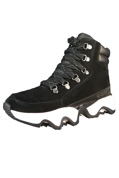 Sorel Damen Sportliche Stiefelette Wanderschuhe Winterschuhe Kinetic Impact Conquest WP 2058691 Schwarz 0