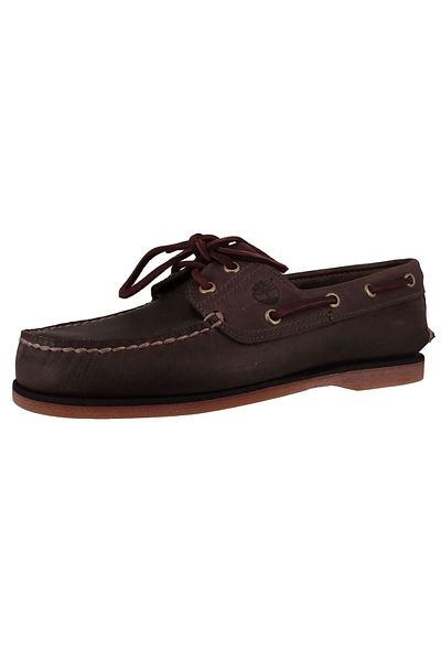 Timberland Herren Segel-/Bootsschuhe Halbschuhe Classic Boat TB0A2GEREL71 Grau Medium Grey Leder