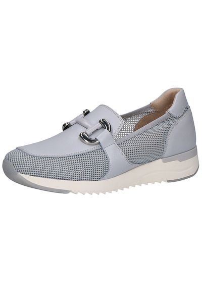 Caprice Damen Low Sneaker Low Top G-Weite 9-24536-42 Blau 829 LT. Blue Comb Leder und Textil mit CAP Airmot.