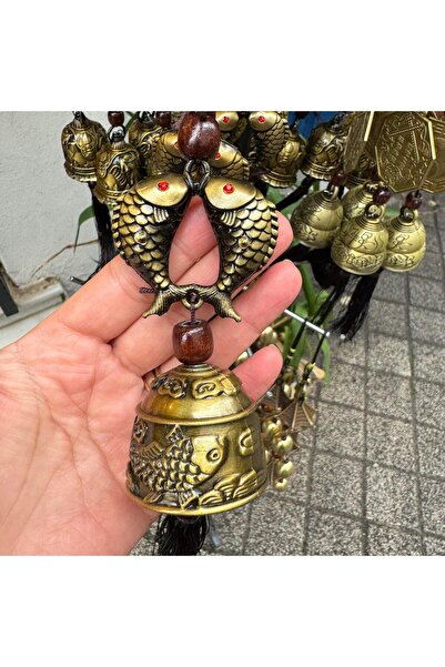 Yuka Dükkan Feng Shui Çift Balık Çan