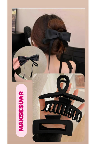 MAKSESUAR Set de catarame automate și cu cataramă cu arc pentru femei