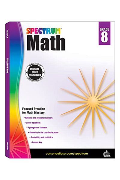 Spectrum Math Workbook Grade 8