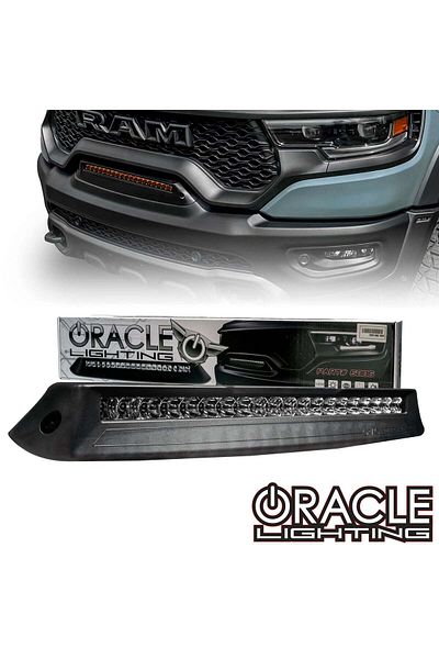 oracle نظام شريط إضاءة LED مدمج في المصد الأمامي لسيارة دودج رام 19-25 ريبيل/TRX، باللون الكهرماني