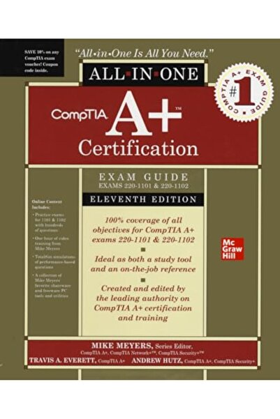 Mcgraw-Hill دليل شامل لامتحان شهادة CompTIA A+، الطبعة الحادية عشرة (امتحانات...