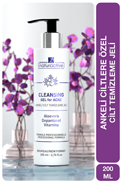 Pharma Naturactive, Akneli Ciltler Için Temizleme Jeli, 200 ml