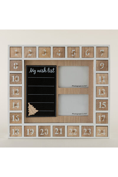 Chakra Naturel Çerçeveli Hediye Ağacı Dekor Natural