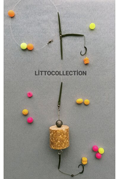 LittoCollection Küspe'li Çift Esp Mısır'Lı Sazan Rig Takımı