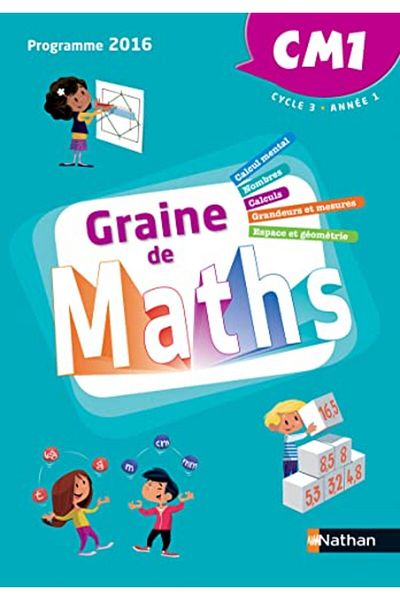 NATHAN Graine De Maths Cm1 Manuel