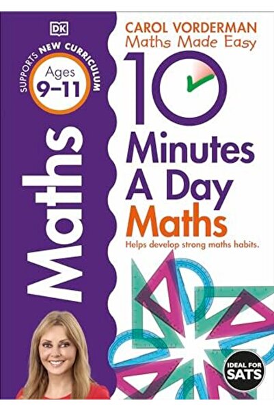 Dorling Kindersley 10 دقائق يوميًا من دروس الرياضيات للأطفال من سن 9 إلى 11 ع...