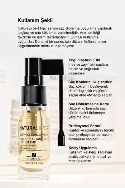 NATURA EXPERT Natura Expert Dökülme Karşıtı Ve Hızlı Uzama Etkili Saç Serumu, 5'li Set, 5x10ml