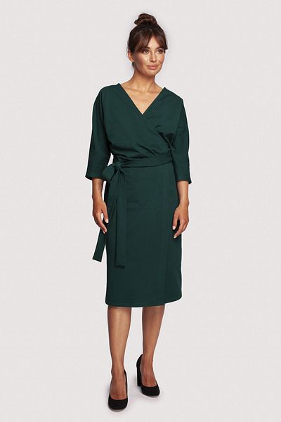 BEWEAR Wrap dress with a tie belt