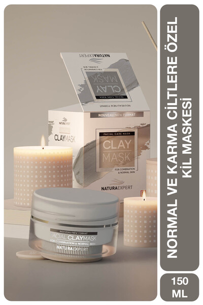 NATURA EXPERT Natura Expert Normal Ciltler Için Kil Maskesi, 150 ml