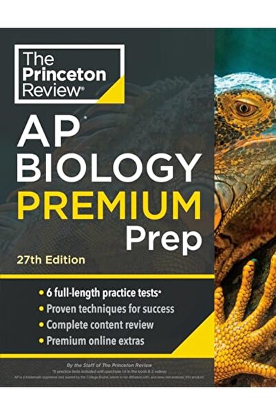 Random House USA Princeton Review Ap Biology Premium Prep 6 Practice Tests Complete Content Review Strategies &
