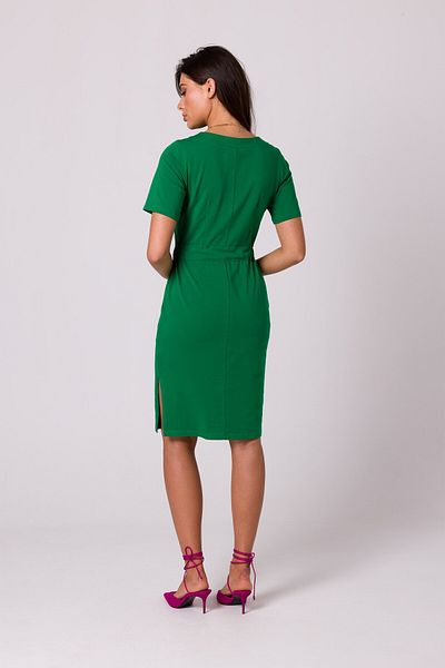 BEWEAR ROCHIE DE catifea cu centura