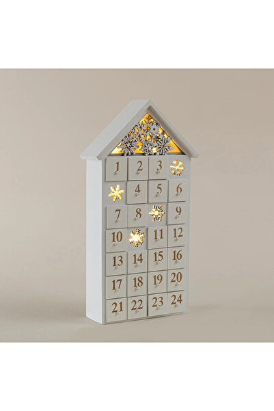 Chakra Ledli Hediye Ağacı Beyaz Beyaz