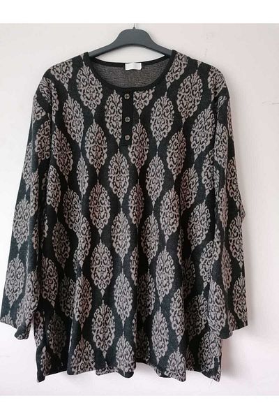 anne moda ankara Large Size Soft Buluz - Winter, A Model