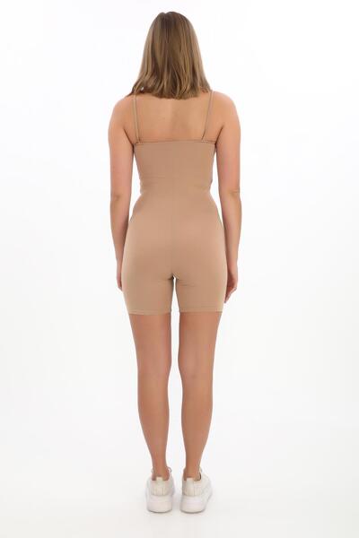 penyebizden Thin Strap Body Jumpsuit - Skin Color