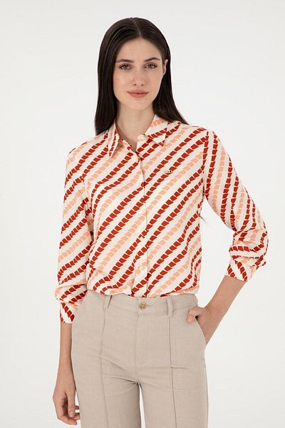 U.S. Polo Assn. Μαλακό γυναικείο πουκάμισο Elegance με μοντέρνο σχέδιο