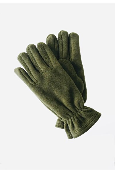 gözet Haki Termal Kışlık Polar Eldiven