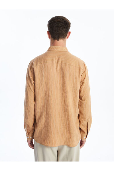 LC Waikiki Slim Fit μακρυμάνικο ανδρικό πουκάμισο Oxford