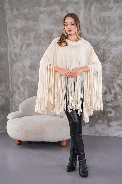 Bemol Turtleneck Cardigan - Tassels