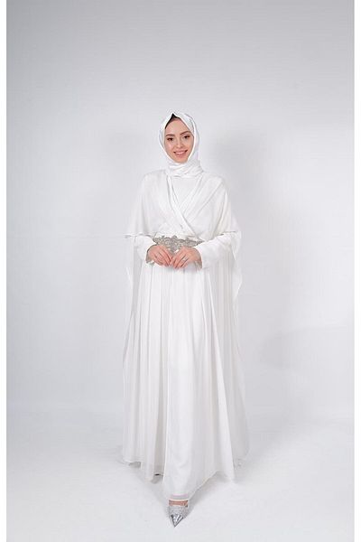 White Corner Jumpsuit with Dress