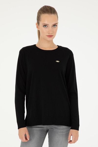 U.S. Polo Assn. 100% Cotton Crew Neck Women's Sweater