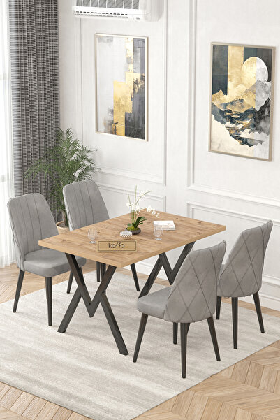 Lajibu Yoyo Atlantik Sabit 70x120  Mutfak Masası Takımı, Yemek Masası Takımı,...