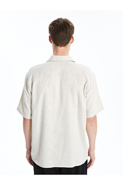 LC Waikiki Ανδρικό κοντομάνικο πουκάμισο με κανονική εφαρμογή