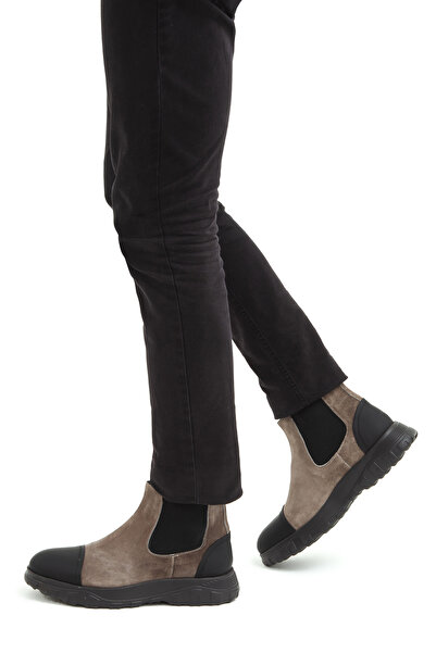 Tamer Tanca Ανδρικές μπότες casual από γνήσιο δέρμα 285 3384 Erk Boots Sk22/23