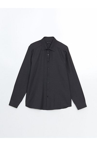 LC Waikiki Cămașă Dobby cu mânecă lungă LCW Slim Fit pentru bărbați
